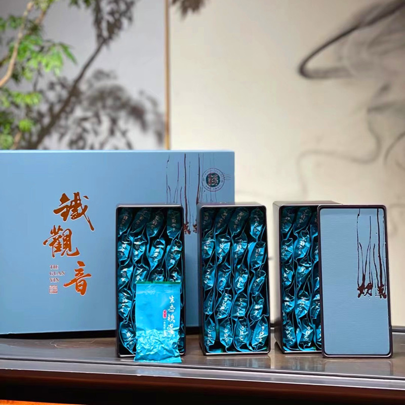 安溪茶葉新茶鐵觀音1725高山烏龍茶盒裝清香型500克產地直銷代發