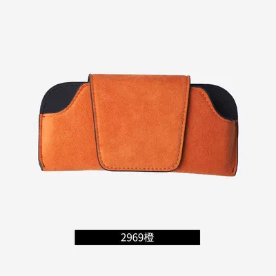New Car Sun Visor Car Glasses Clip/Bill Clip - amber-orange