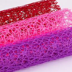 廠家直銷鮮花包裝材料花店用品手工花藝紗網新款韓式片裝提花網