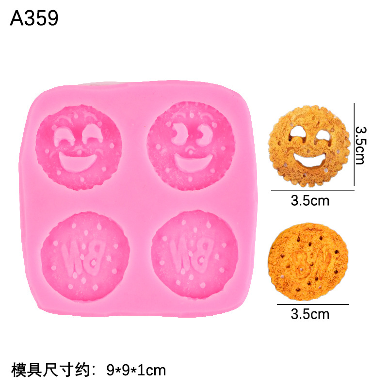 Postre galletas caramelo vintage botón molde de silicona alimentos y jugar epoxi arcilla cerámica suave decoración la torta