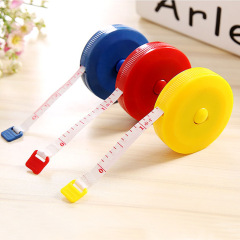 Factory Cute Plastic Mini Ruler Automatic Retractable Small Flexible Tape Measure 1.5M Tape Measure Wholesale