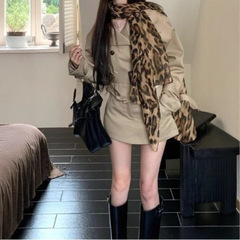 韩系大女主风复古时尚套装秋季2025新款气质西装外套半身裤裙女