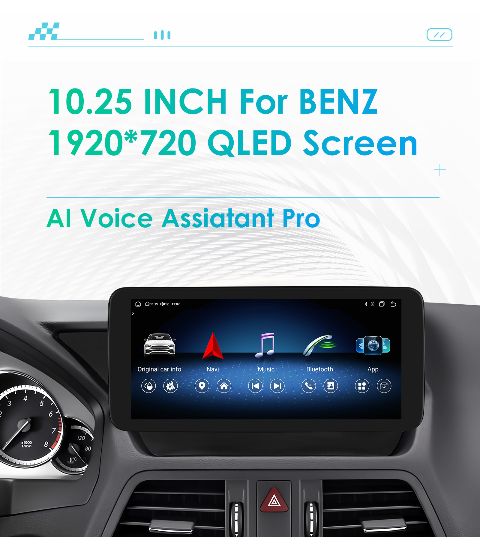 Suitable for 09-12 Mercedes-Benz E-Class C207 W207 A207 Android large screen central control car machine navigation carplay