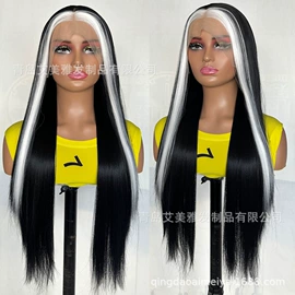 假发长卷发;长直发假发;真发假发