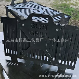 Cross-Border Amazon's New Best-Selling Collapsible Bbq Grill for Easy Storage Steel