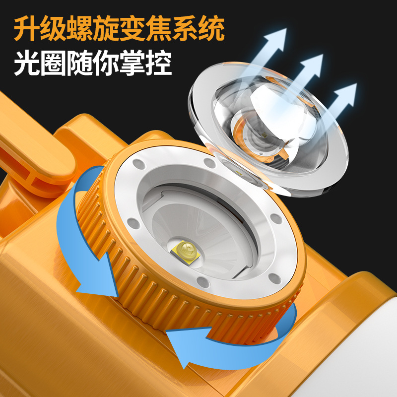 New LED multifunction solar camping light for home use emergency night market stall light outdoor charging campsite light