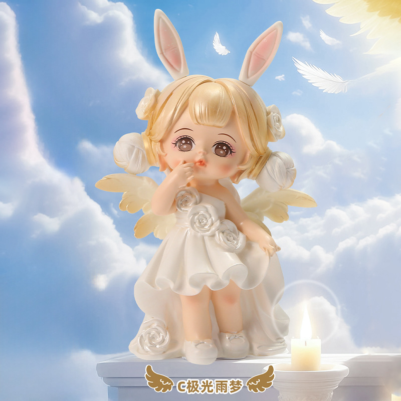 可爱创意白月星河安妮摆件网红热卖家居装饰儿童学生节日礼品直销|undefined
