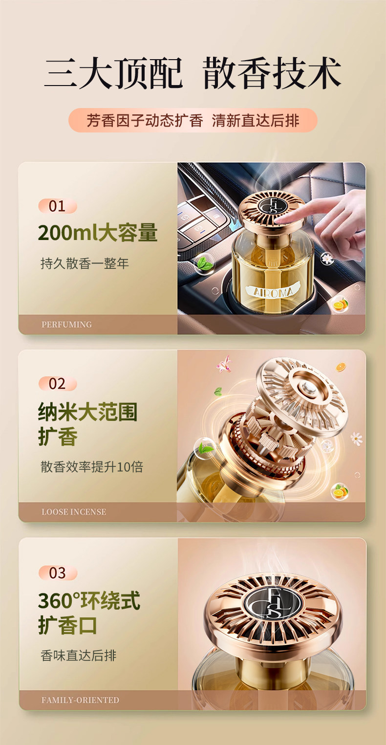 Osmanthus Car Fragrance 2026 New High-End Perfume Scent for Cars, Long-Lasting Fragrance for Men and Women, Hilton