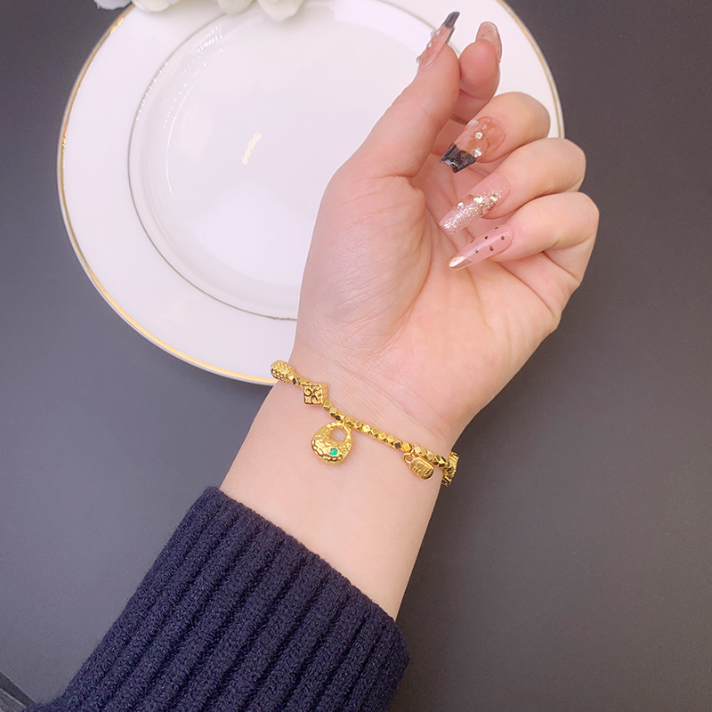 Brazalete de oro de arena vietnamita martillo de martillo