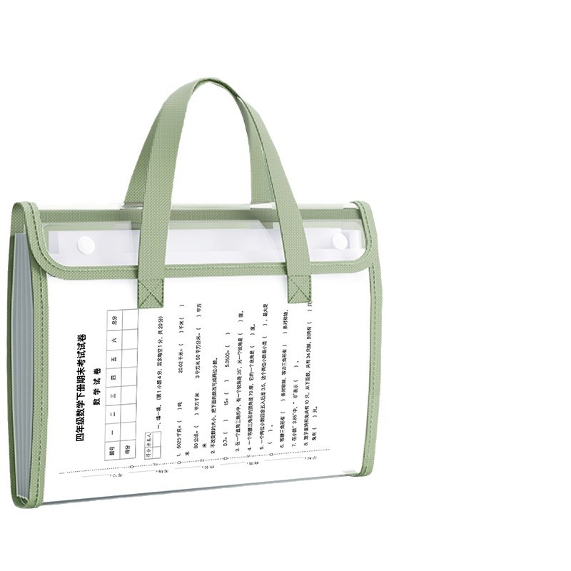 13 bolsas de órgano de PVC bolsas de archivos bolsas de archivos de estudiantes carpetas de órgano de gran capacidad bolsa de papel de prueba