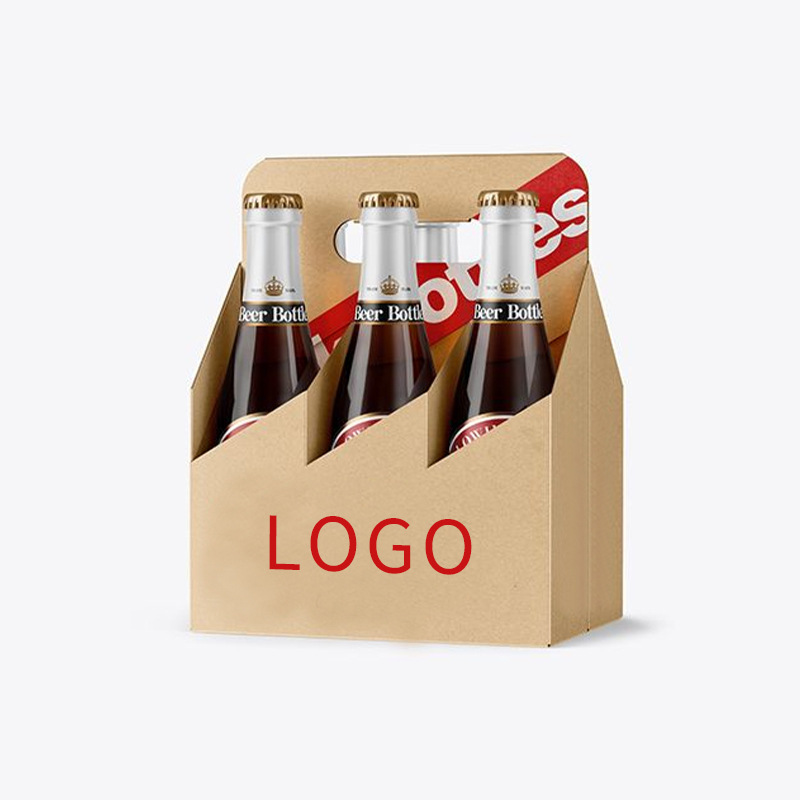 啤酒礼品包装盒盲盒瓶装饮料手提彩箱酒水瓦楞纸盒印刷小批量定制