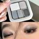 New Product Dianmu Five-Color Eye Shadow Palette Pink Brown Earth Color Cement Smoky Pearlescent Eye Shadow Female Student Portable Eye Shadow Palette
