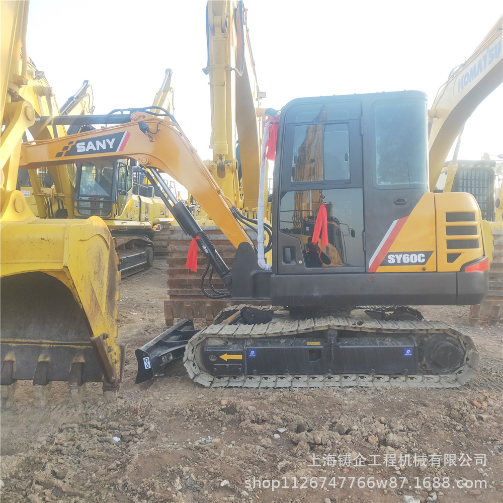热销国产三一Sany小型挖掘机SY60C履带式微型挖机6吨钩机液压挖掘