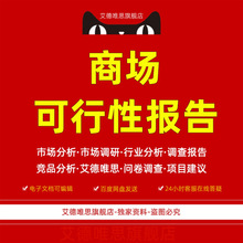 地下商场购物中心改造方案计划书模板案例报告报告投资可行性研究