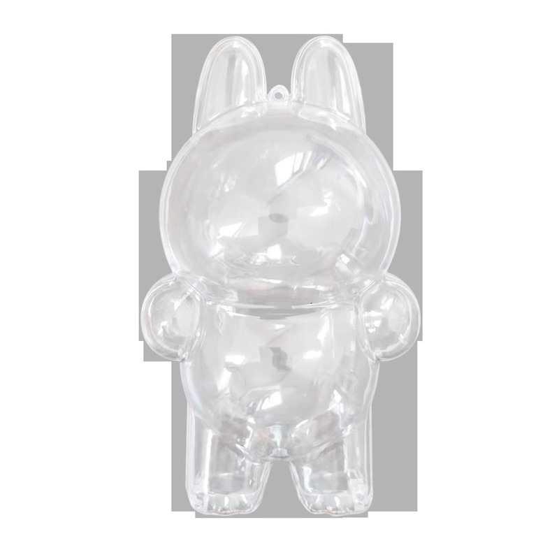 Labubu フロント高エネルギー防塵シェルビニールフェイス透明保護カバーおもちゃ POPMART 保護ケース|undefined