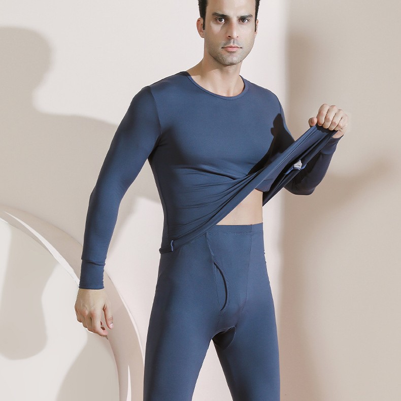 Otoño e Invierno nueva ropa de otoño pantalones largos traje de hombre delgado Comercio exterior Original orden ropa interior térmica hombres fábrica directa al por mayor