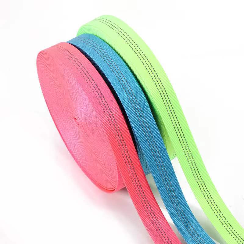 Manufacturer's Pet Reflective Fabric Hollow Pet Leash, Nylon Fabric Imitation Strap