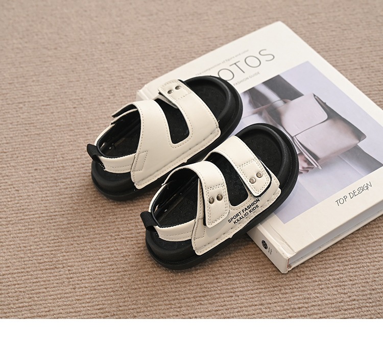 Boys Sandals Soft Soled Summer Beach Shoes For Kids And Students_voghion.com