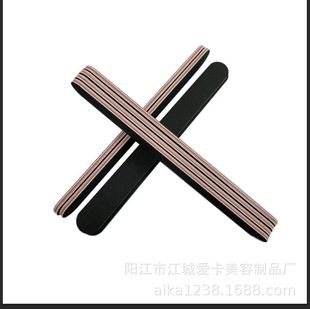 Factory Direct Sales New Red Core Black Sand Polishing Strip Beauty Nail File Repair Sandblasting Armor