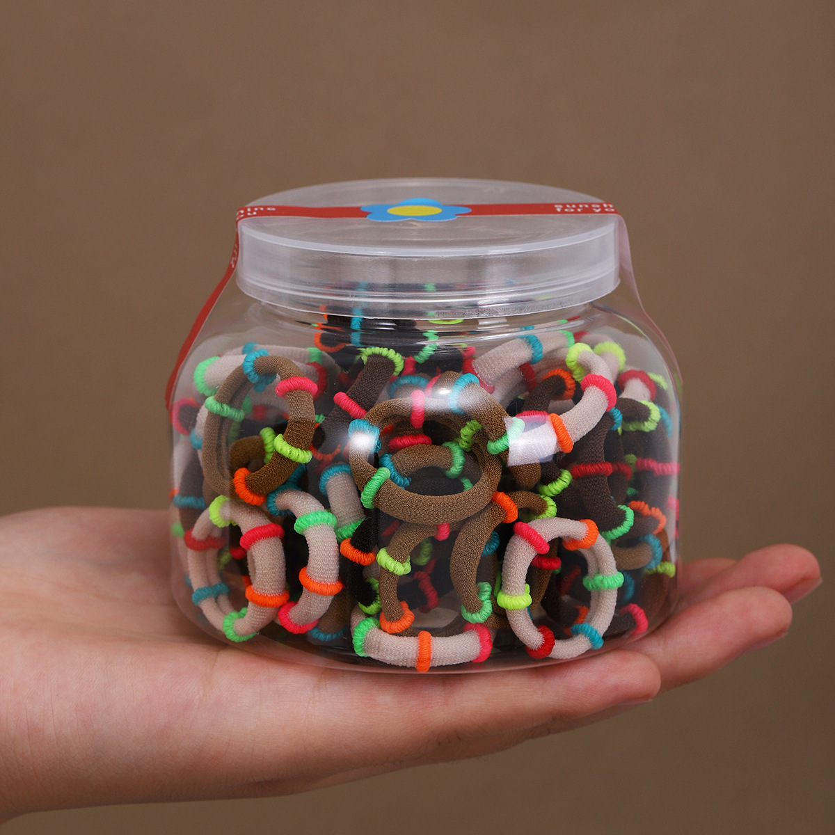 Niños de alta elasticidad cuerda de cabeza no daña cabello toallas de color anillo de cabello niñas correa de cabello bebé cabello anillo de cabello