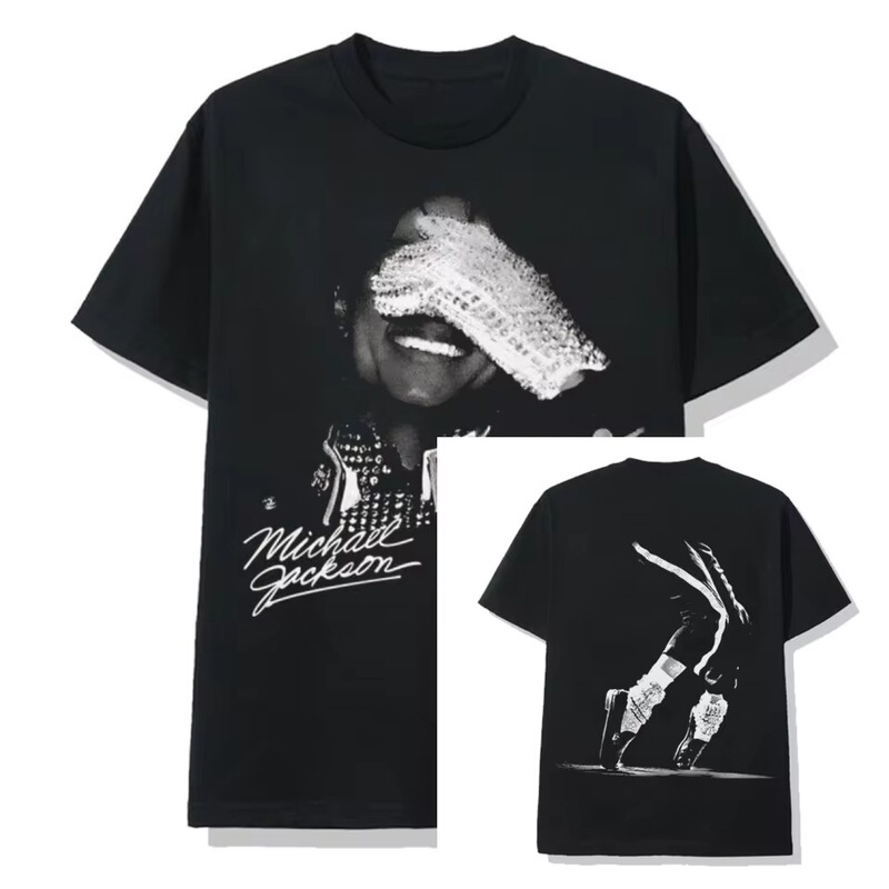 2026 Michael Jackson Black T-Shirt Pure Cotton Graphic T-Shirt Men and Women Summer Streetwear Top 2026 Michael Jackson Black T-Shirt Pure Cotton Graphic T-Shirt Men and Women Summer Streetwear Top
