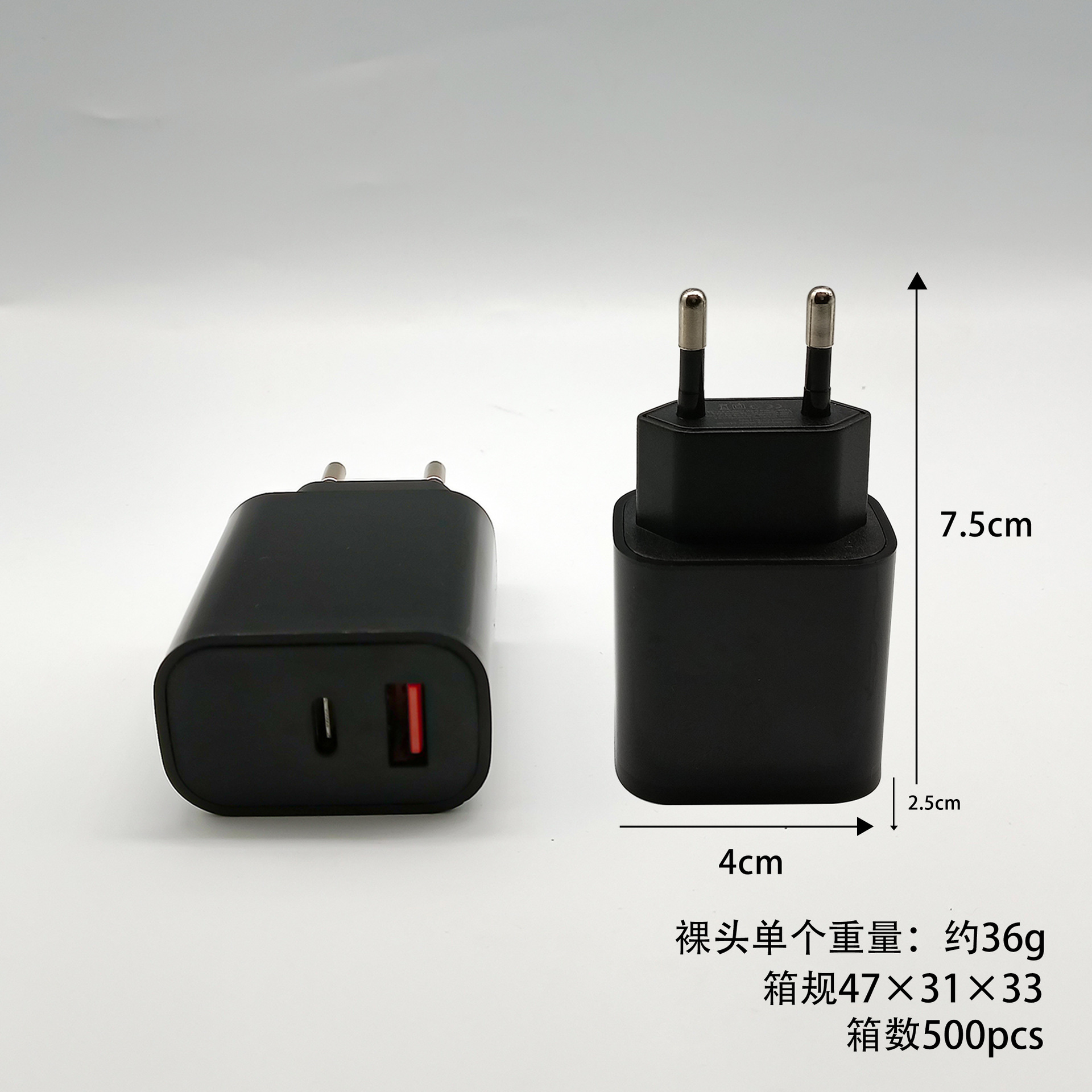 Transfronterizo PD20W carga rápida para Apple cargador conjunto A + C cargador de doble puerto Europa, Estados Unidos, Australia, Reino Unido al por mayor