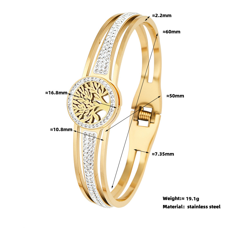 Tree of Life Bracelet Gold