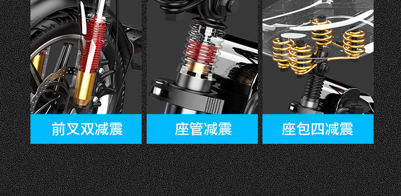 Source Factory Chainless Folding Electric Bicycle Aluminum Alloy Lightweight Small Electric Two-Wheeler