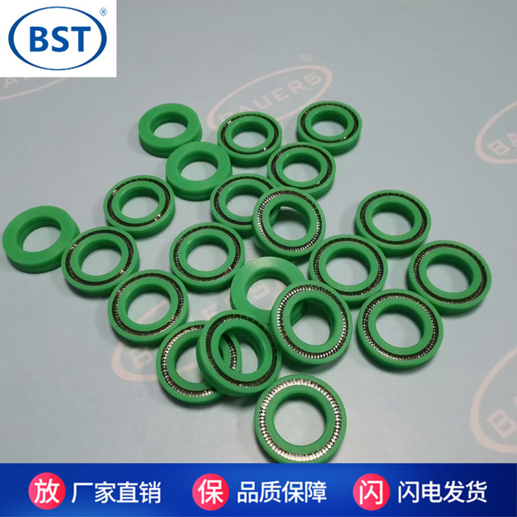 绿色UPE泛塞封 喷涂机泛塞密封圈 撞针密封圈 高分子旋转油封