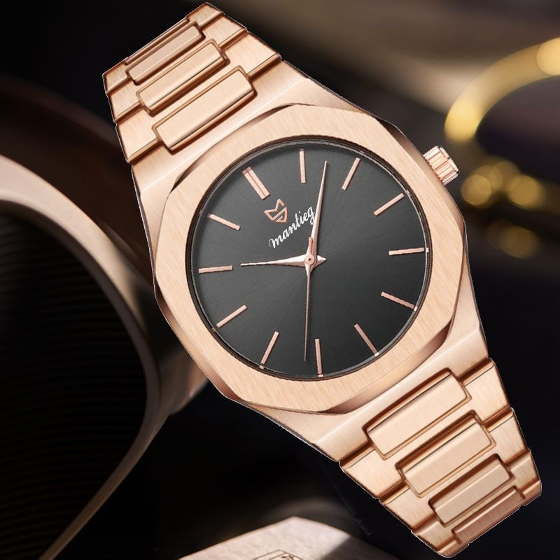 Waterproof quartz fashionable trend steel belt