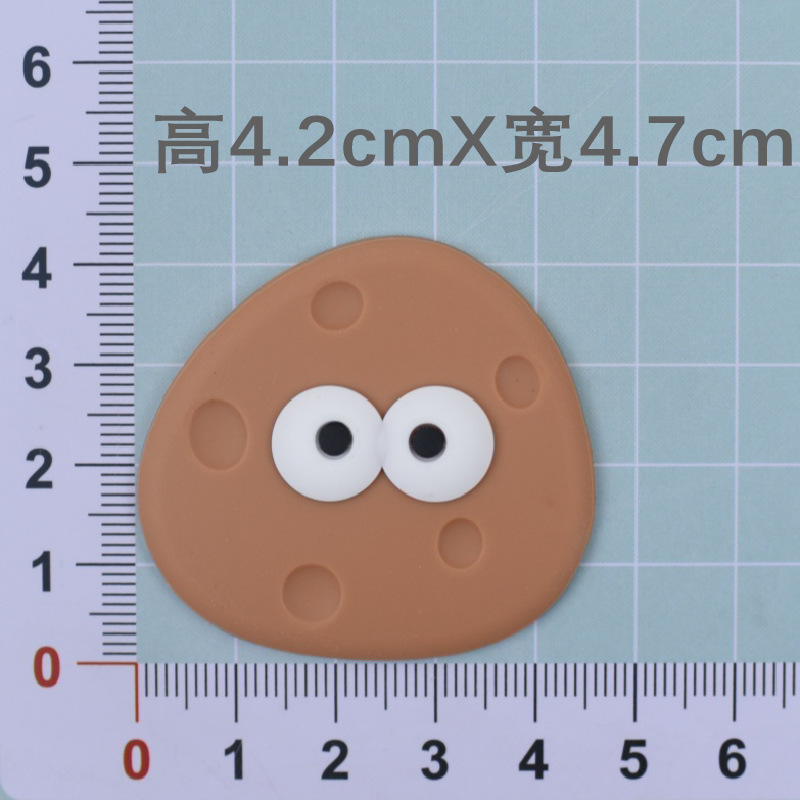 큰 비스킷 커피 색상