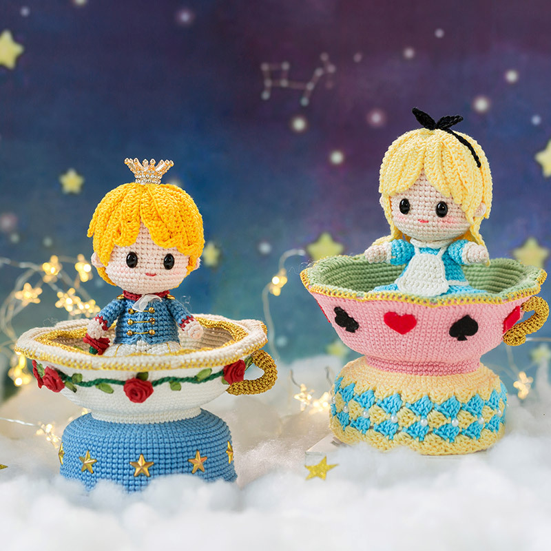 苏苏姐家童话奇遇音乐盒手工DIY钩针编织小物玩偶毛线团自制材料