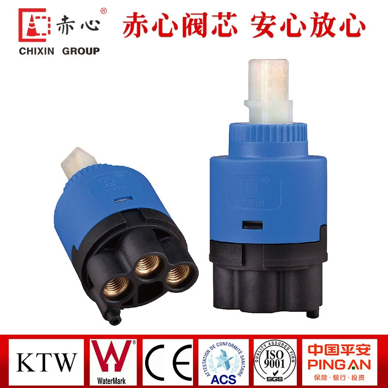 Оптовая 35 мм холостого хода прямая катушка керамическая катушка смесительный клапан пластиковая катушка смеситель производители аксессуаров