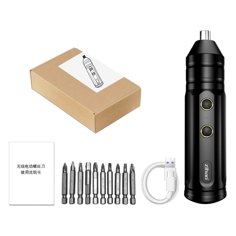 Электрическая отвертка аккумуляторная беспроводная Бытовая Автоматическая отвертка мини-отвертка электрическая ручная дрель