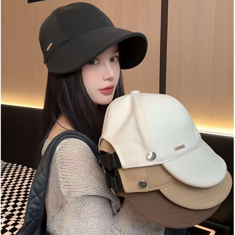 spring and summer new sun-shade fisherman hat women‘s korean style versatile casual sun hat lusi same style duck tongue bucket hat fashion
