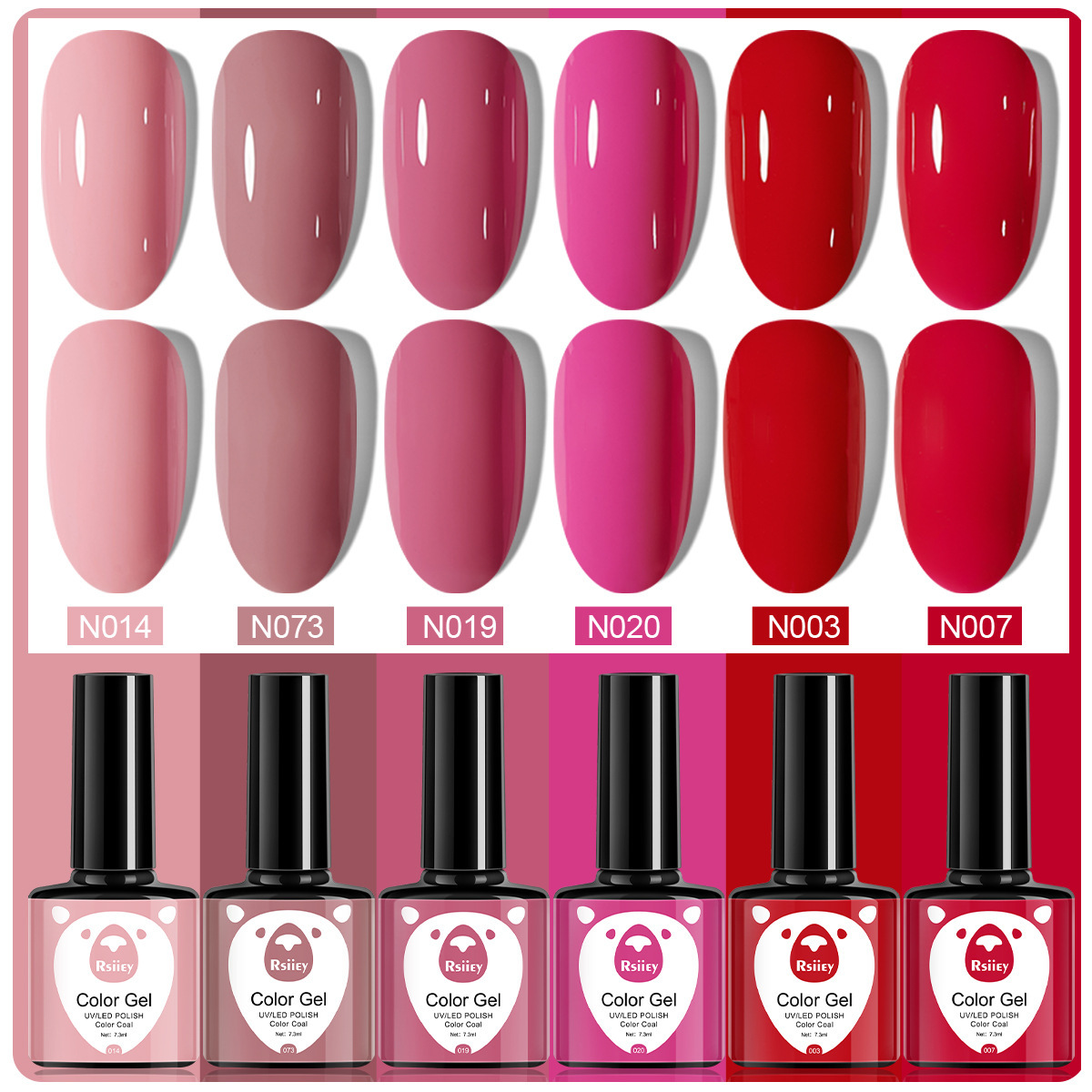 6 colores esmalte de uñas pegamento fototerapia embotellada color popular pintado brillante ojo de gato pegamento UV fototerapia pegamento esmalte de uñas traje de pegamento