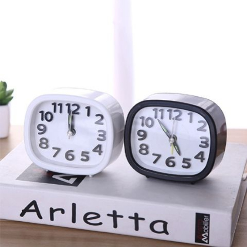 Desktop Creative Personality Student Children's Clock Bedside Silent Quartz Clock Desktop Small Ornaments Alarm Clock Electronic Clock