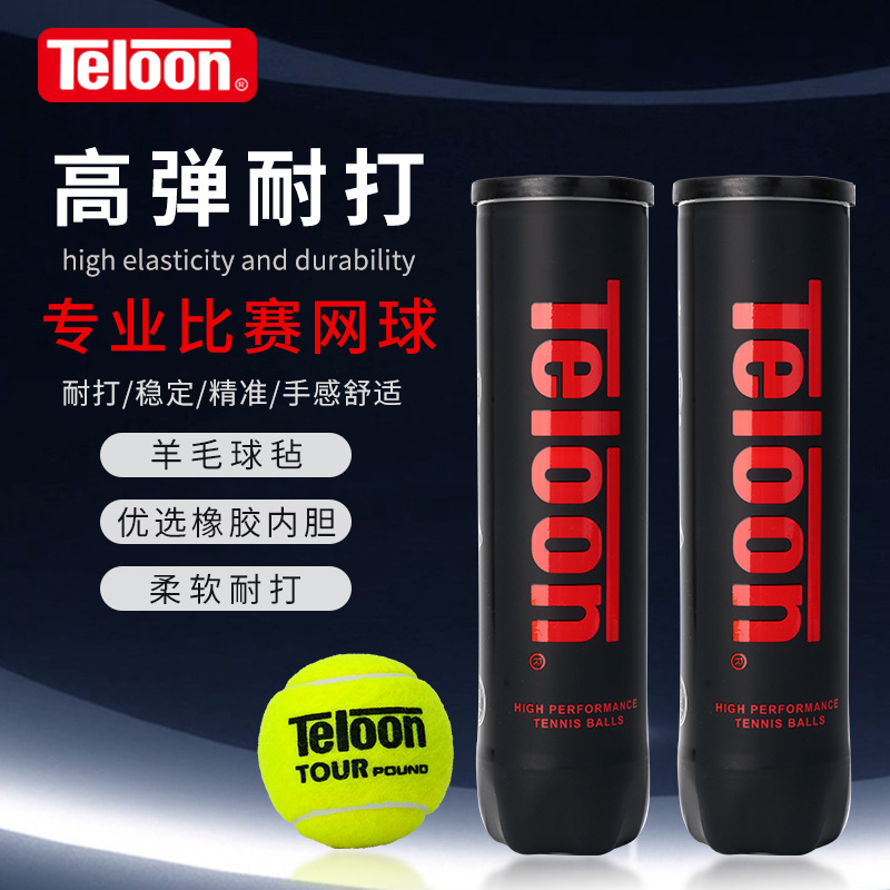 Tianlong High Elastic Tennis Pound Sports Training Special Tennis High Rebound and Durable 4-Piece Canned Tennis