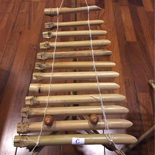 Vietnam Percussion Instrument Kidsren's Ethnic Bamboo Hand-Assembled—T'Rung Vietnamese Bamboo Piano (Fine)