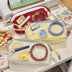 高颜值大容量ins风初高中学生文具铅笔盒放吧唧可爱食物痛包笔袋