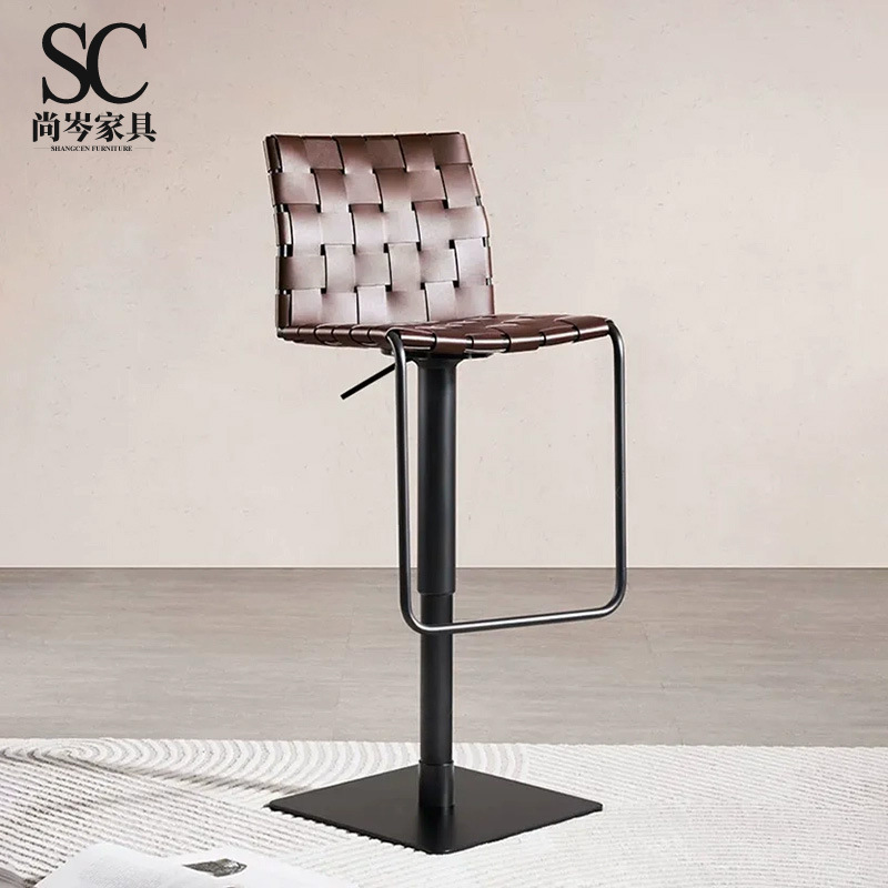 Nordic Creative High Foot Wedding Chair Stainless Steel Modern Bar Bar Bar Chair Light Luxury Backrest Restaurant Chair Wholesale