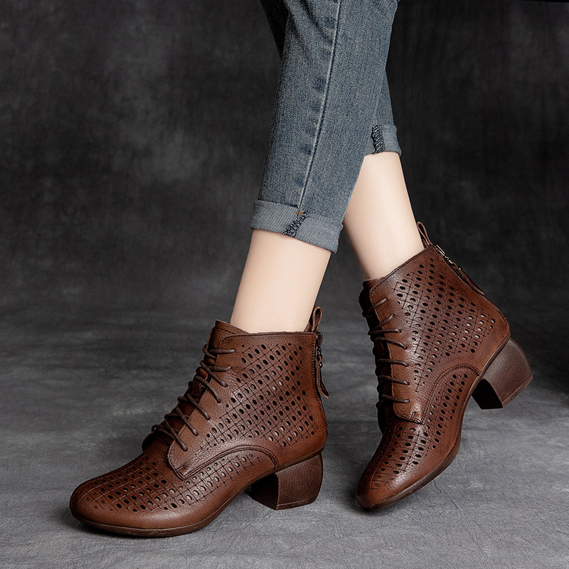 (Mới) mã h9764 giá 2290k: giày dép sandal nữ huaidu gót vuông phục cổ cổ điển giày dép nữ chất liệu da bò g05 sản phẩm mới, (miễn phí vận chuyển toàn quốc).