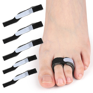 Small Cloth Strip Toe Separator, Hand and Foot Finger Bending Bandage, Toe Overlapping Hallux Valgus Velcro Cloth Strip Stretcher