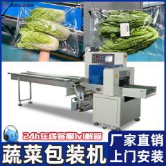 野菜葉物包装機、青菜・大根・キュウリ自動袋詰め機、ナス・唐辛子枕型包装機