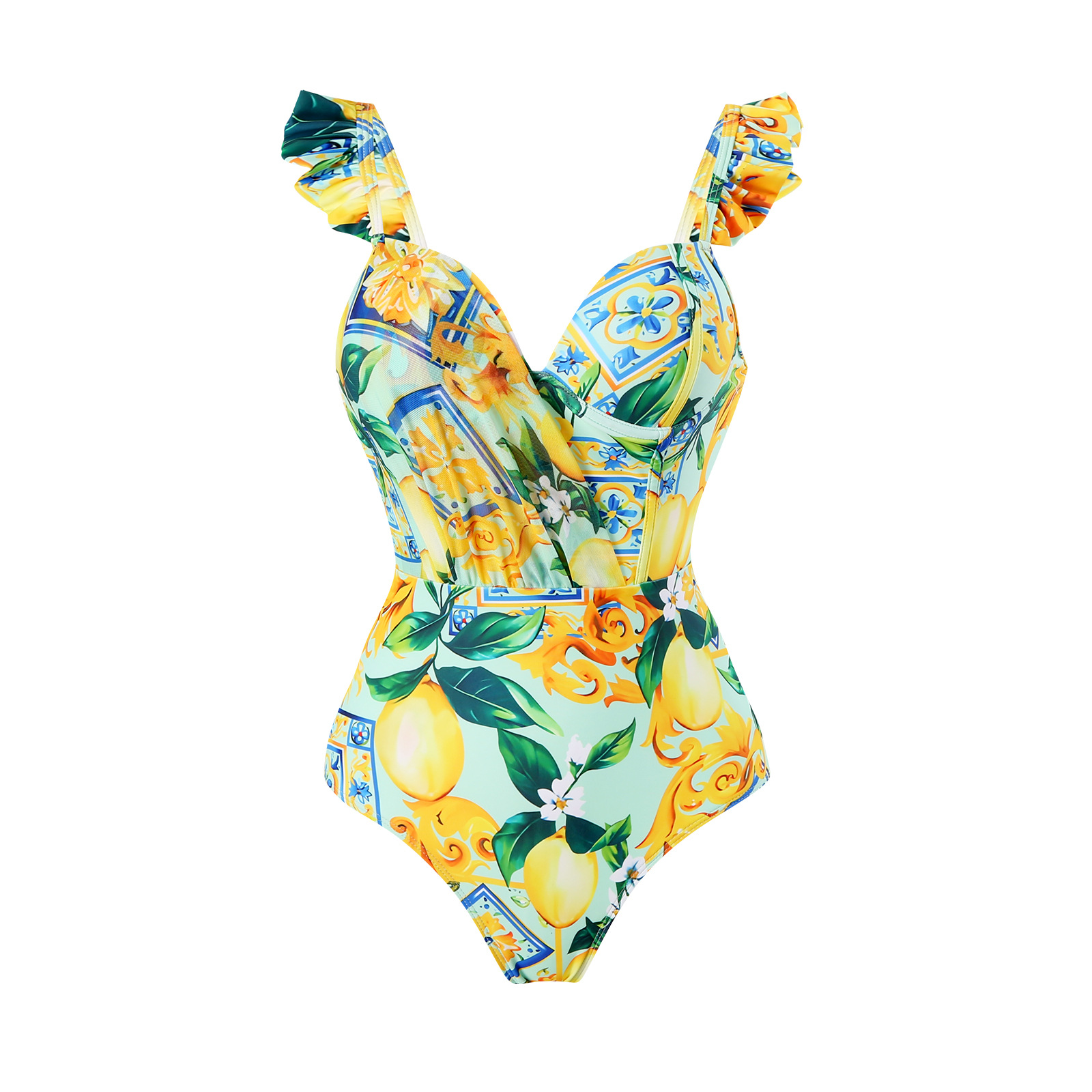 Women's Elegant Ditsy Floral 2 Pieces Set One Piece Swimwear display picture 2