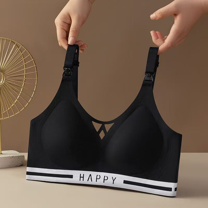 オリジナルゼリー授乳ブラレター液体ソフトサポート女性の小さな胸シームレスプッシュアップたるみ防止胸縮小ブラジャー|undefined