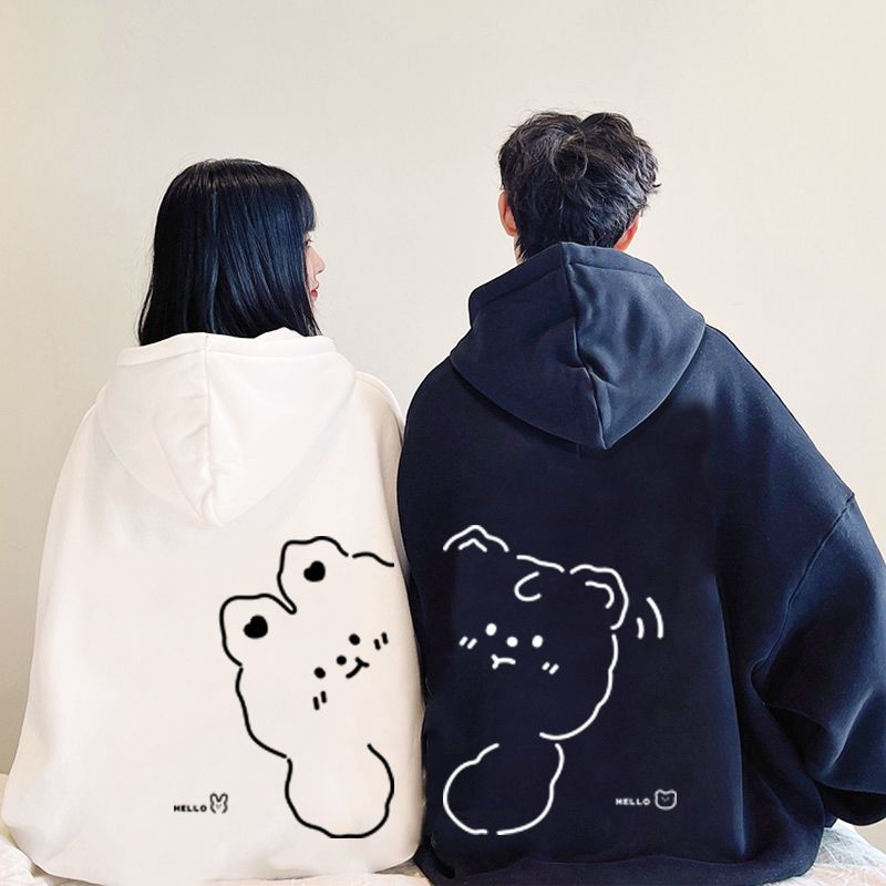 Very Fairy French Couple Sweatshirt, Autumn and Winter Special and Different Trendy Brand Jacket for Men