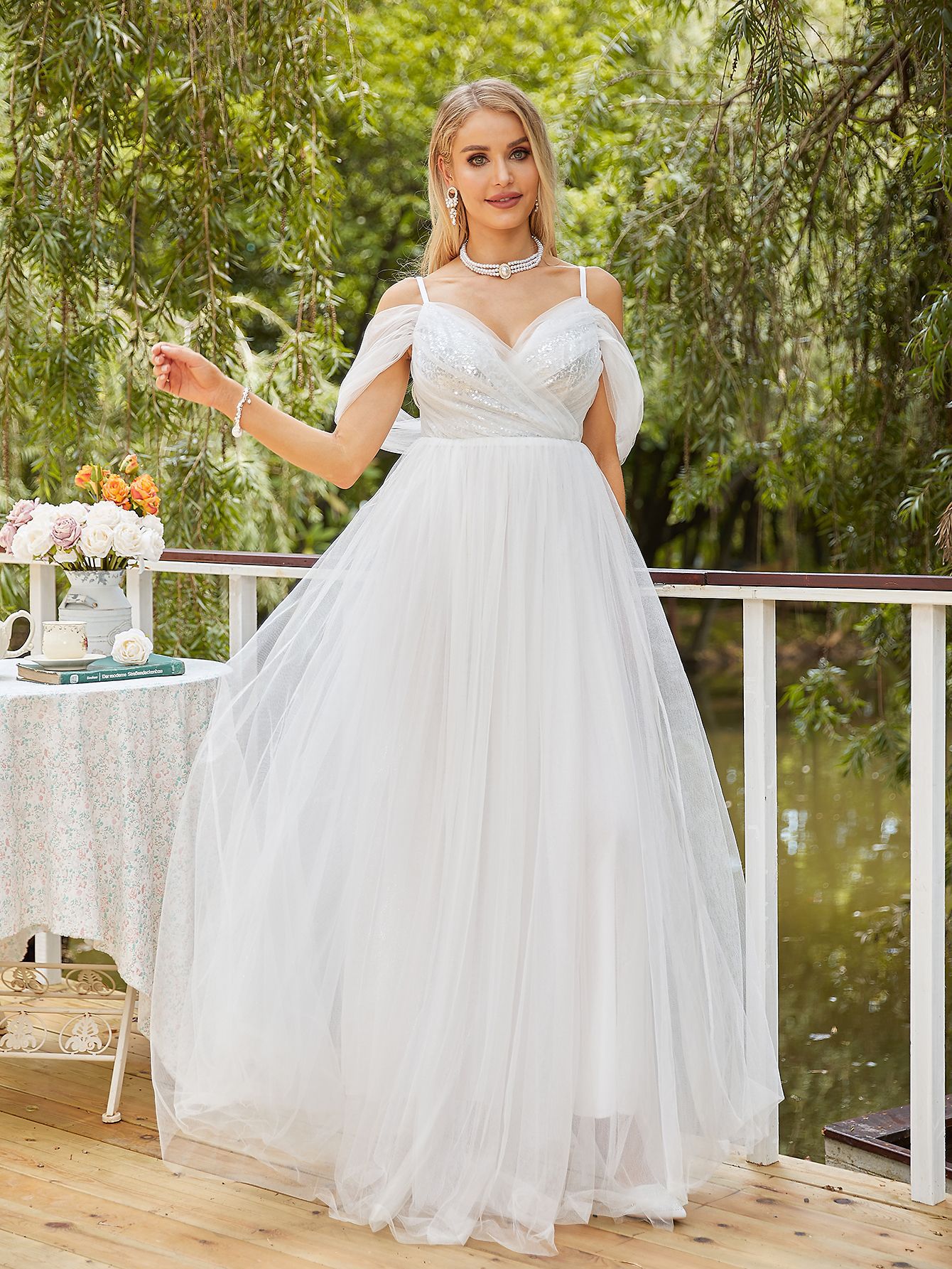 Europa y los Estados Unidos comercio exterior nuevo vestido de novia vestido de novia red vestido de gran oferta internacional