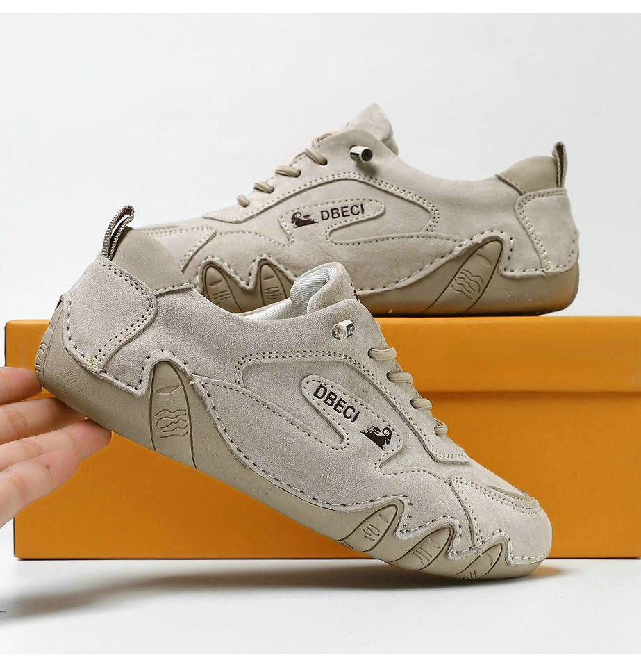 Giày thể thao unisex da thật cỡ lớn, đế bằng, phong cách ngoài trời năng động — 661-3 màu cát, 661-3 màu hồng, 661-3 màu nâu, 661-3 màu trắng chi tiết 29