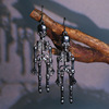 Retro earrings suitable for men and women, European style, halloween, wholesale